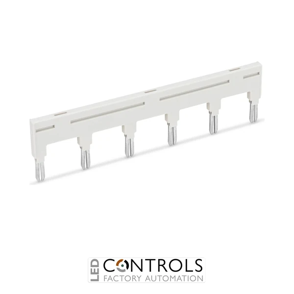 788-116 Wago Jumper;for jumper slot;6-way;light gray