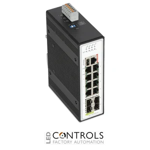 852-1305/000-001 Wago Industrial Managed Switch;8 Ports 1000Base-T;4-Slot 1000BASE-SX/LX;black metallic
