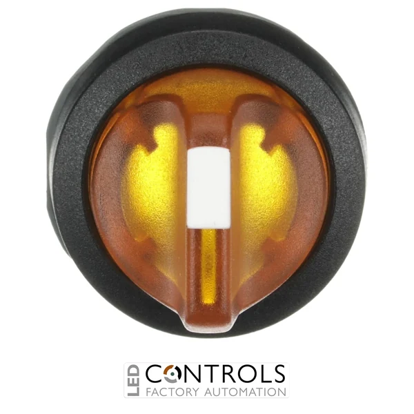 1SFA611216R1103 ABB M3SS7-11Y 3-Position Maintained/Momentary Illuminated Selector Switch