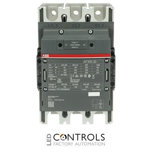 1SFL587002R1122 ABB AF305-30-22-11 305A 3 Pole 3NO Contactor, 2NO 2NC Auxiliary Contacts, 24-60V AC/DC Coil