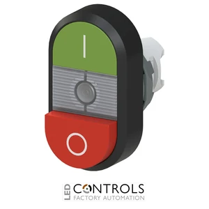 1SFA611142R1108 ABB MPD13-11C Double Pushbutton I/O with Clear Indicator - image 2