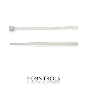 HFC160L-N Partex non-releasable nylon cable tie, 160mm x 2.5mm, Natural, pack 100