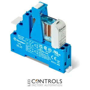 48.52.8.048.0060SPA Finder 2 CO Contacts AC Modular Interface Relay with Green LED + varistor Indication