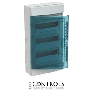 1SL1206A00 ABB Mistral IP65 Enclosure 36 Modules 3 Rows Transparent Door - image 3