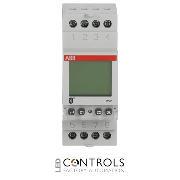 2CSM222521R1000 ABB DW2 Digital Weekly Time Switch 2 Channel
