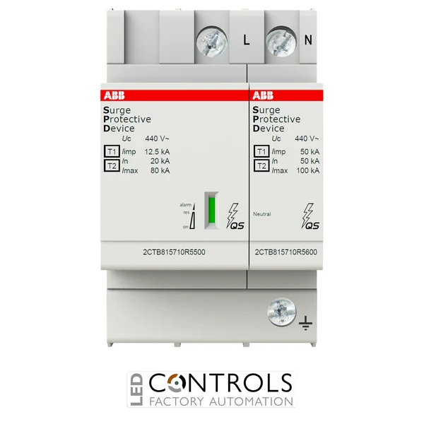 2CTB815710R4200 ABB OVR T1-T2 1N 12.5-440s P QS Combined Surge Protective Device