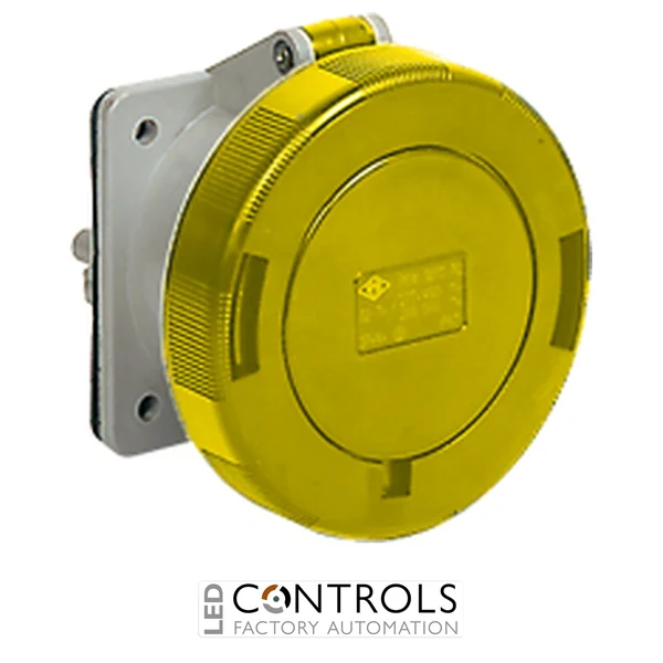 PEW1643PQF Ilme Panel mounted straight socket 16amp 110volt 3pole IP67