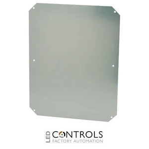 8120735 Fibox MPS ARCA 5040 Mounting plate (450x350x2 mm) Galvanized steel, for size 500x400x210