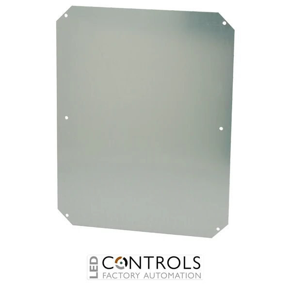 8120735 Fibox MPS ARCA 5040 Mounting plate (450x350x2 mm) Galvanized steel, for size 500x400x210