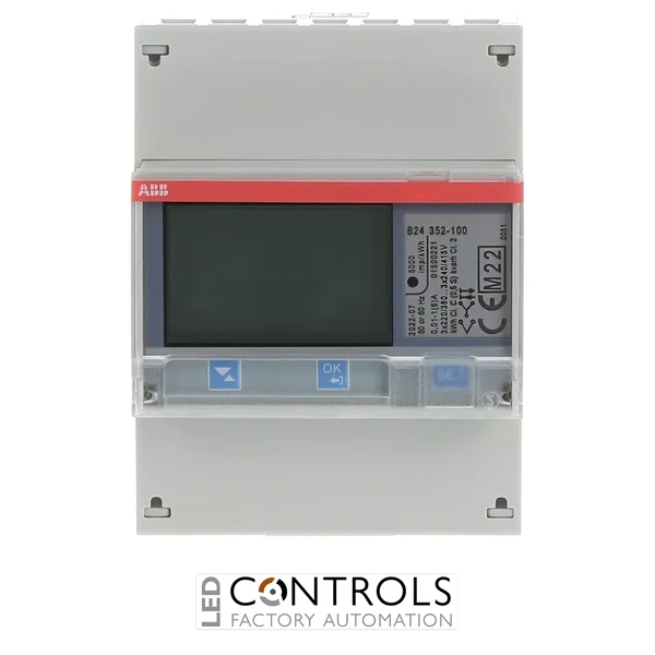 2CMA100183R1000 ABB B24 352-100 Three-Phase CT Energy Meter Class C RS-485 Modbus