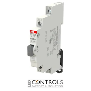 2CCA703165R0001 ABB E217-16-10B220 Pushbutton 1NO 16 A White LED - image 2