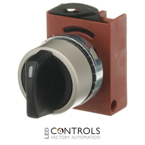 1SFA184150R9006 ABB P9MSMI5N Black 2-Position Selector Switch - image 2