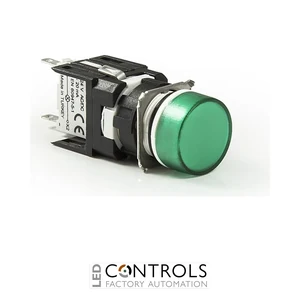 EMAS D090YXY EMAS D SERIES 16MM ROUND LED 24V GREEN SIGNAL LAMP