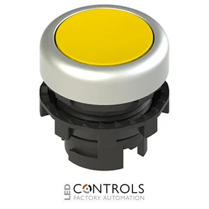 E2 1PL1R5290 Pizzato Illuminated yellow flush pushbutton