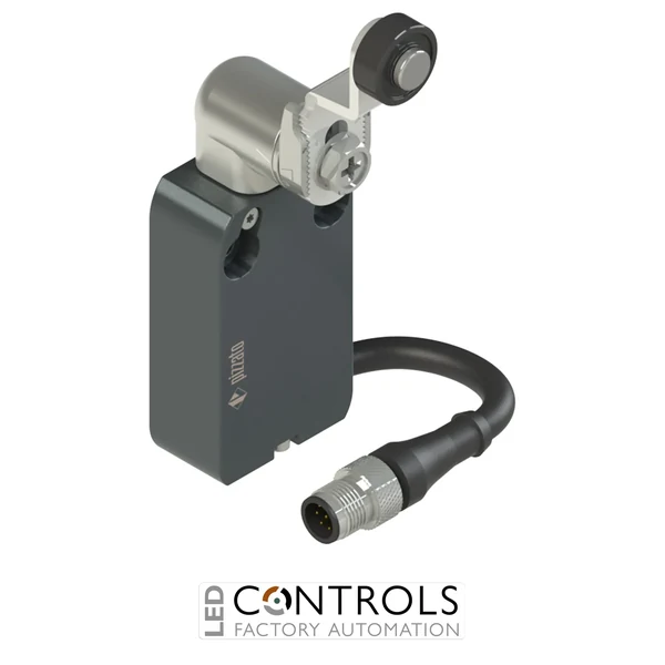 NA B112KD-DM0.2 Pizzato Modular prewired switch with adjustable shaped metal revolving lever diam. 14 roller
