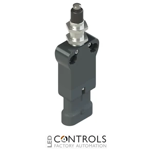 NB B110EE-SAK Pizzato Modular prewired switch with plunger, M12 threaded bearing and external rubber gasket