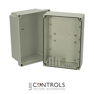 6013329 Fibox PC 200/175 XHG Enclosure, Polycarbonate Extra high base, grey cover