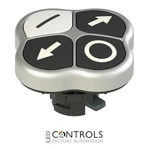 E2 1PQFA9QAAL Pizzato Quadruple pushbutton