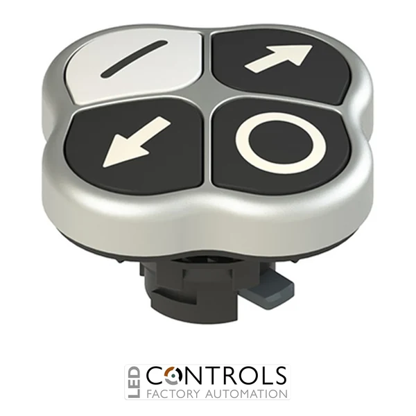E2 1PQFA9QAAL Pizzato Quadruple pushbutton