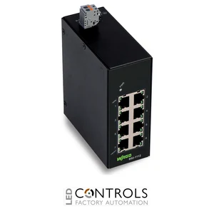 852-1112 Wago Industrial-ECO-Switch;8 Ports 1000Base-T;black