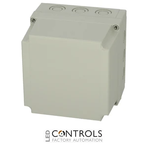 6016323 Fibox PCM 175/150 G Enclosure, Polycarbonate, metric knock-outs Grey cover