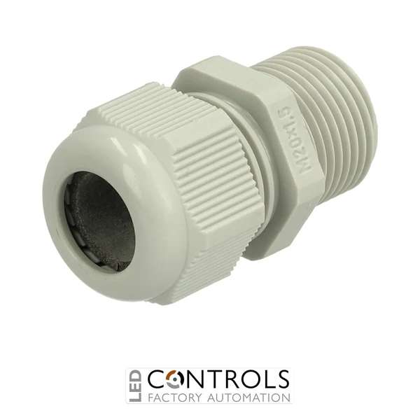 7016535 Fibox GPA M20-L Cable gland (IP 68 - 5 bar), M20x1,5 for cable 8-13 mm
