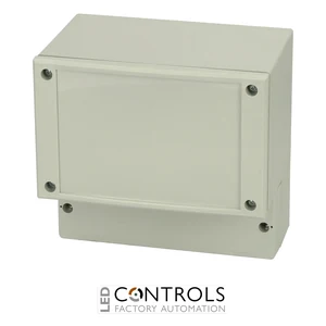 7520280 Fibox PC 17/16-FC3 Enclosure, Polycarbonate Grey screw cover