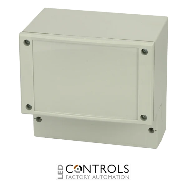 7520280 Fibox PC 17/16-FC3 Enclosure, Polycarbonate Grey screw cover