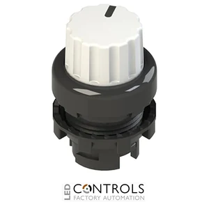 E2 1SE42ACA21AB Pizzato Knob selector, 2 positions white with marking