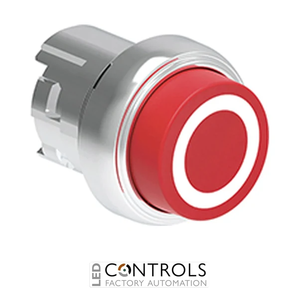 LOVATO LPSB2104 RED EXTENDED MET. PUSH-BUTTON O