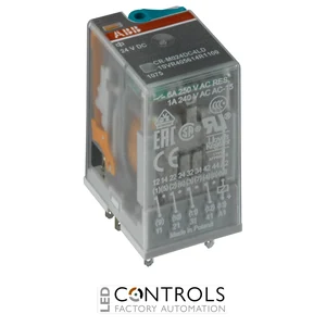 1SVR405611R0300 ABB CR-M012AC2L Pluggable Relay 2C/O 12VAC
