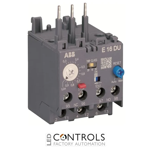 1SAX111001R1102 ABB E16DU-1.0 Electronic Overload Relay 0.30 ... 1.0 A