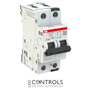 2CDS381103R0974 ABB S301P-C1.6NA Miniature Circuit Breaker - 1+NP - C - 1.6 A - image 4