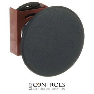 1SFA184050R9006 ABB P9MEM6NN P9M 60 mm Black Momentary Mushroom Pushbutton - image 3