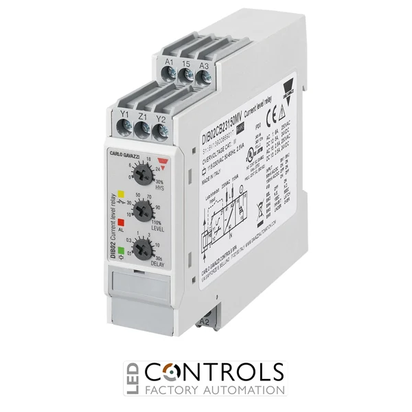 DIB02CB23150MV - 115-230V CURR. LEV. RLY OVER/UNDER W/SHUNT