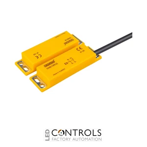 EMAS SMB10RC2-B18 EMAS PLASTIC RIGHT EXIT 1NC+1NO 8MM W/O LED 2MT CABLE 78MM RECTANGULAR MAGNETIC DOOR SWITCH