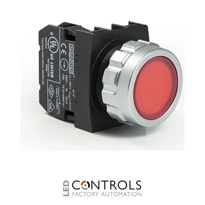 EMAS H200DK EMAS 30MM PUSH BUTTON STOP RED