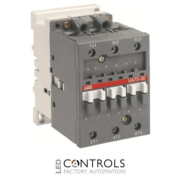 1SBL411022R8600 ABB UA75-30-00 400-415V 50Hz / 415-440V 60Hz 3 Pole Capacitor Switching Contactor 3NO 0 Auxiliary Contacts 400-440V Coil