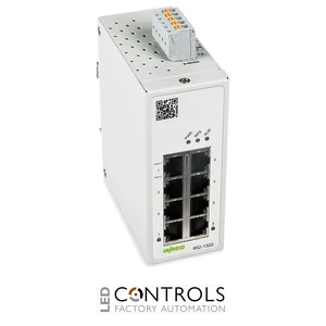 852-1322 Wago Industrial-Managed-Switch;8-Port 1000BASE-T;MAC Security