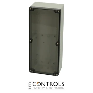 7025700 Fibox PCTQ3 153410 Enclosure, Polycarbonate Smoked transparent cover (quick-locking)