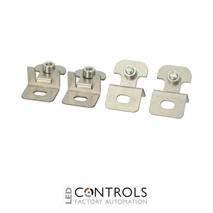 8120830 Fibox WMK ARCA 10 SMALL Wall mounting lugs set Adds 10 mm between wall and cabinet