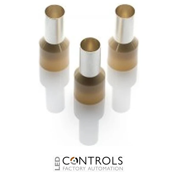 CEF35016G Partex FERRULE 35mm BEIGE SINGLE (100)
