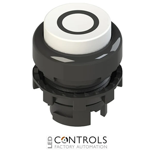 E2 1PL2S221L1 Pizzato Illuminated white projecting pushbutton with marking