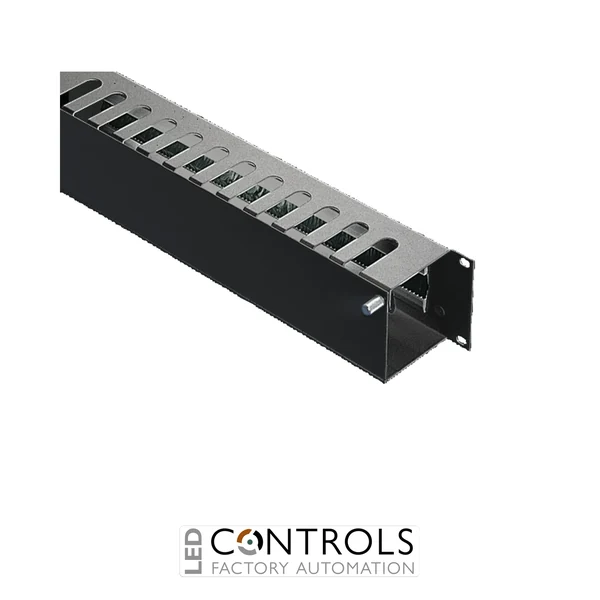 DK5502.235 Rittal Cable management panel 2 U with front flap