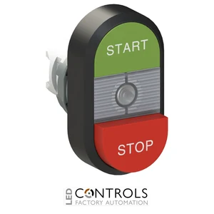 1SFA611144R1108 ABB MPD15-11C Double Pushbutton START STOP with Clear Indicator - image 3