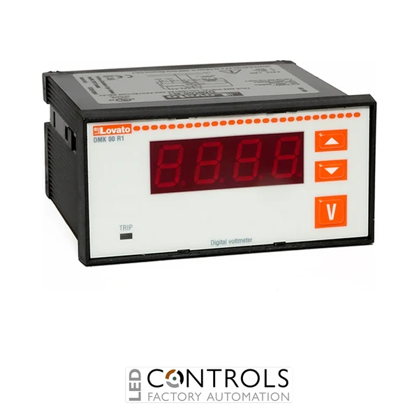 DMK00R1 - DIGITAL VOLTMETER 1PH 96X48MM+ PROG.RELA