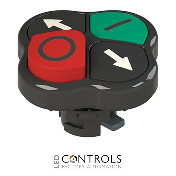 E2 1PQLA1QAAD Pizzato Quadruple pushbutton