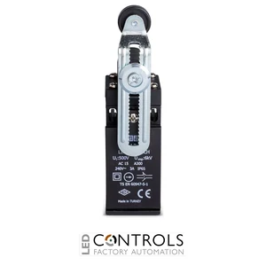 EMAS L3K13MEP124 EMAS L3 SERIES LIMIT SW. SNAP ACTION 1NC+1NO-PLASTIC ROLLER - image 3