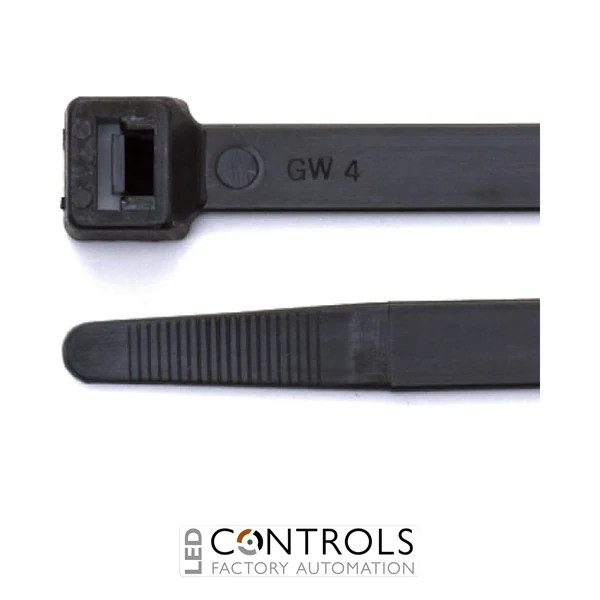 HFC540H-B Partex non-releasable nylon cable tie, 540mm x 7.6mm, Black, pack 100