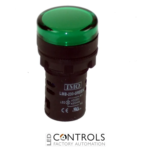LMB-230-GREEN IMO LED Pilot Light 230VAC Green IP65